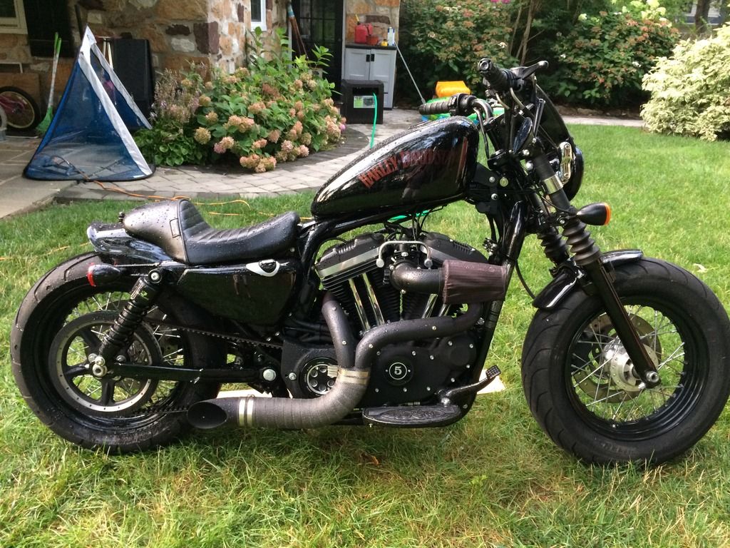 sportster exhaust removal